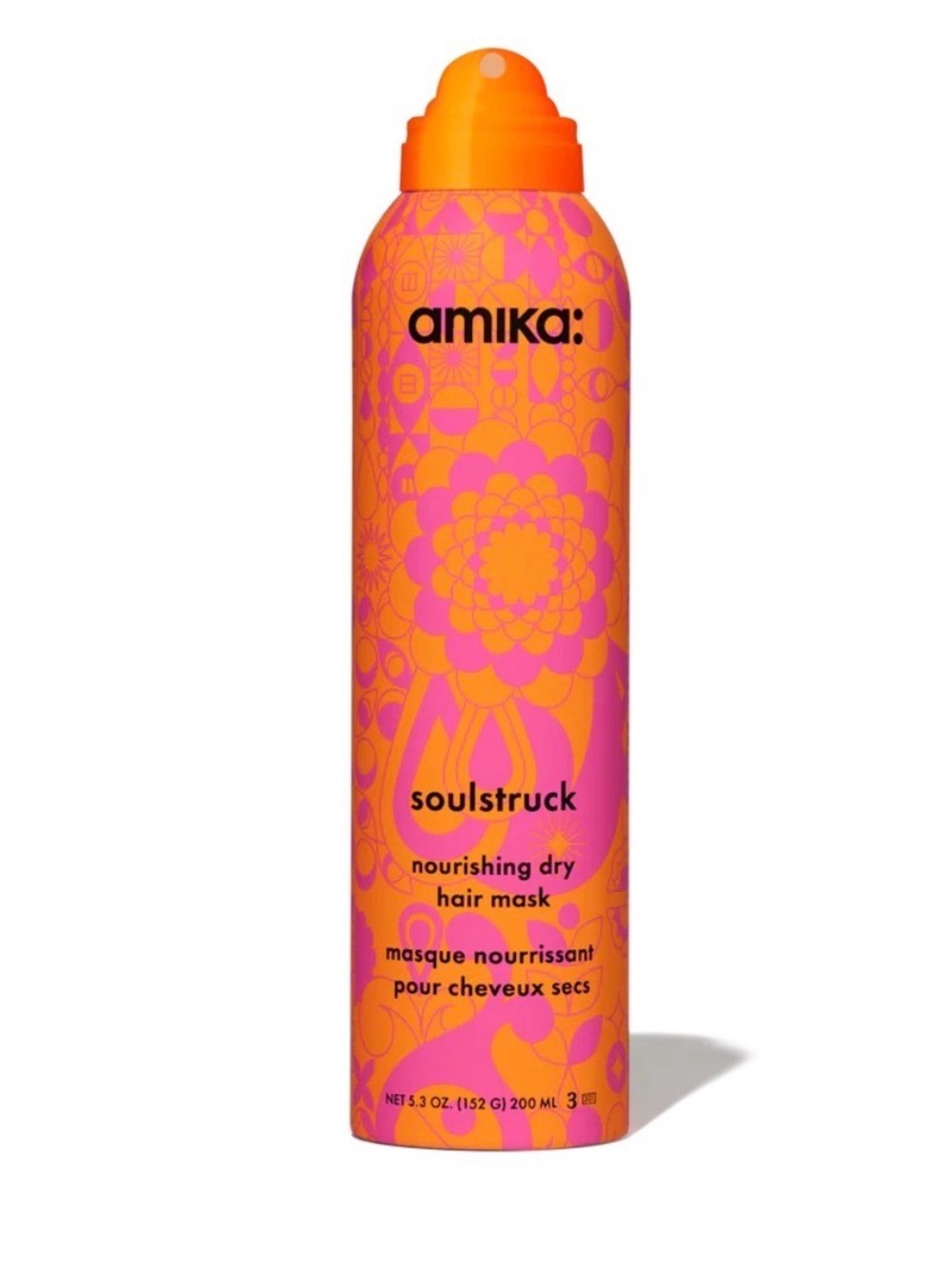 amika Soulstruck Nourishing Dry Hair Mask — Orange & Pink